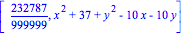 [232787/999999, x^2+37+y^2-10*x-10*y]